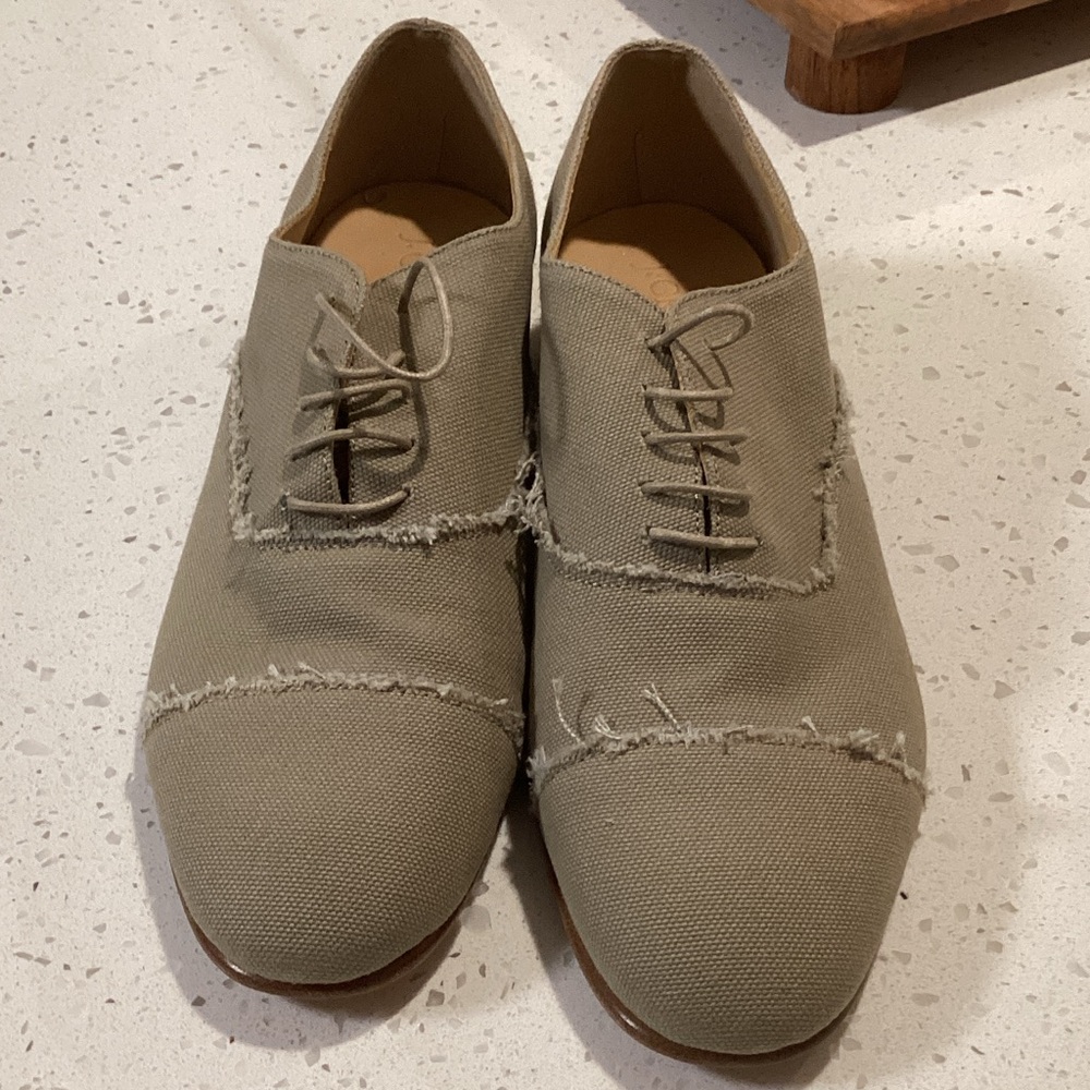 J. Crew Women’s Canvas Oxfords in Green
